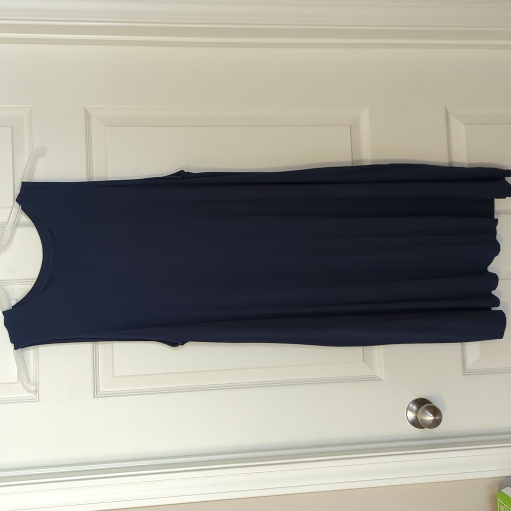 Women's sleeveless T-shirt mini dress